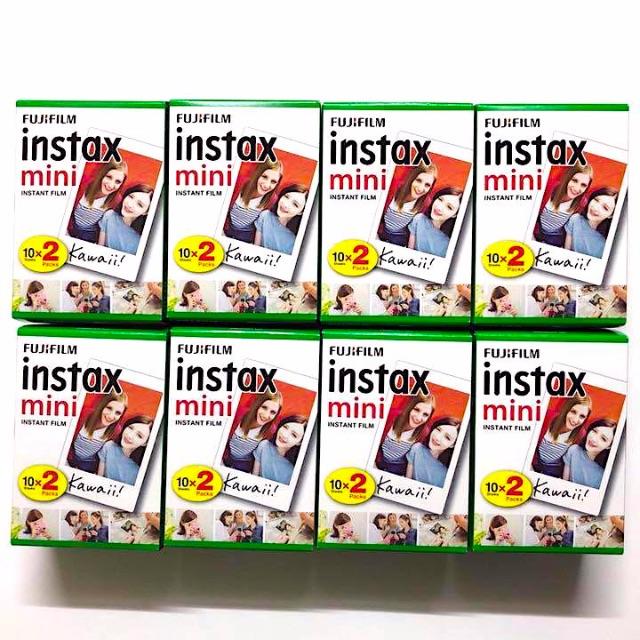 未使用チェキ 富士フィルム instax mini 20枚×8個 160枚