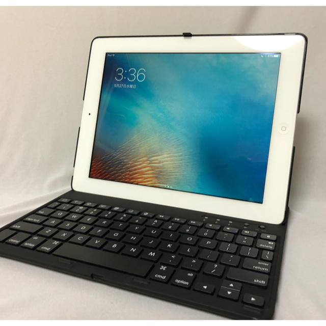 iPad 第4世代 16GB Bluetooth ワイヤレスキーボード セットPC/タブレット