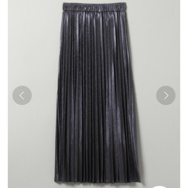 JEANASIS(ジーナシス)のジーナシス グリッタープリーツスカートパープル レディースのスカート(ロングスカート)の商品写真