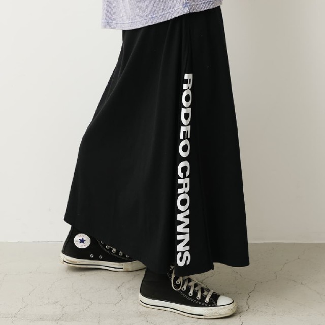 RODEO CROWNS WIDE BOWL(ロデオクラウンズワイドボウル)の新品ブラック レディースのスカート(ロングスカート)の商品写真