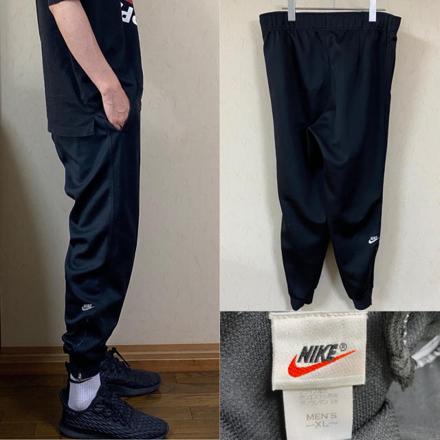 入荷中 90's NIKE ナイキ ナイロントラックパンツ 黒 tdh-latinoamerica.de