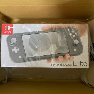 ニンテンドースイッチ(Nintendo Switch)の新品　Nintendo Switch  Lite　グレー(家庭用ゲーム機本体)