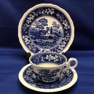 ロイヤルウースター(Royal Worcester)のSpode コープランド　ブルータワー　トリオ ②(グラス/カップ)