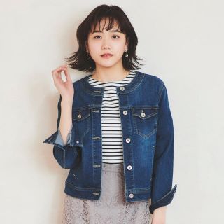セール】【洗える】ストレッチライトデニム ジャケット（デニム