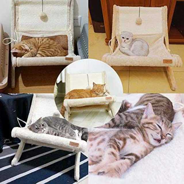 ソファ　お得なオマケ付　猫ベッド ネコソファ ロッキングチェア キャットタワー