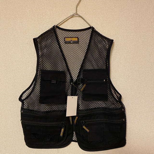 新品 ブラック harness ハーネス ミリタリーベスト フィッシングベスト メンズのトップス(ベスト)の商品写真