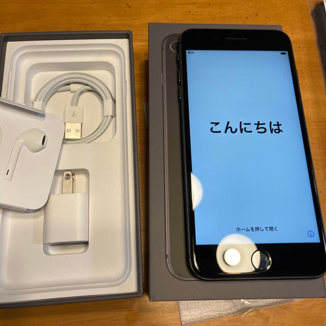 iPhone8Plus Space Gray 64GB SIMフリー化済み - スマートフォン本体