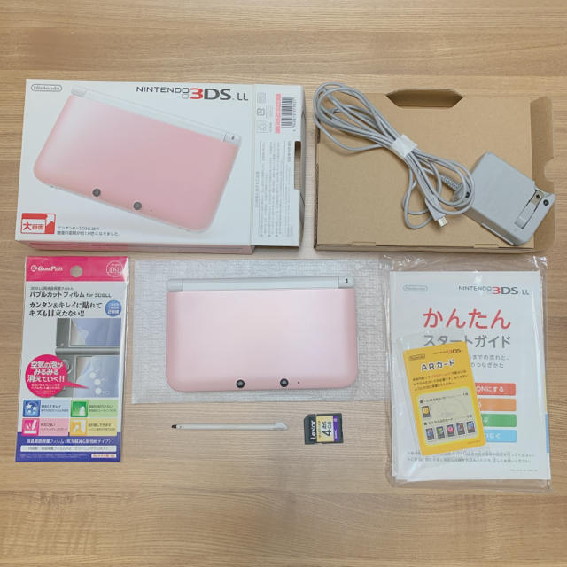 美品 NINTENDO 3DS LL ピンク 本体携帯用ゲーム機本体