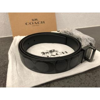 コーチ(COACH)の☆プレゼントにもオススメ☆【新品、未使用、保存袋&箱付き】コーチ レザー ベルト(ベルト)