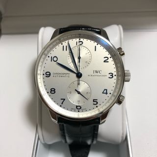 インターナショナルウォッチカンパニー(IWC)の【美品】IWCポルトギーゼ　クロノグラフ(腕時計(アナログ))