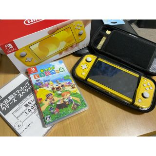 ニンテンドースイッチ(Nintendo Switch)のニンテンドースイッチライト　あつ森　スマブラ(家庭用ゲーム機本体)