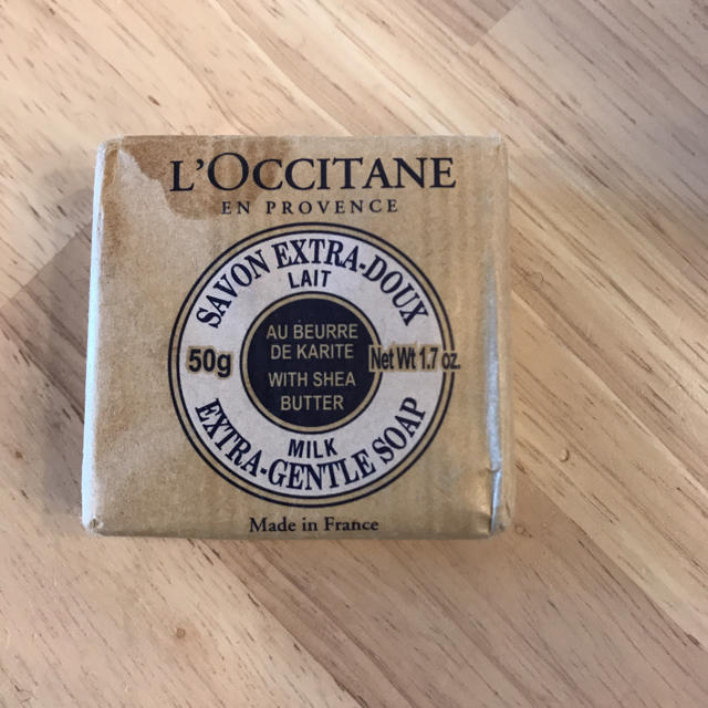 L'OCCITANE(ロクシタン)の【新品未使用】ロクシタン　シアソープミルク　50g  コスメ/美容のボディケア(ボディソープ/石鹸)の商品写真