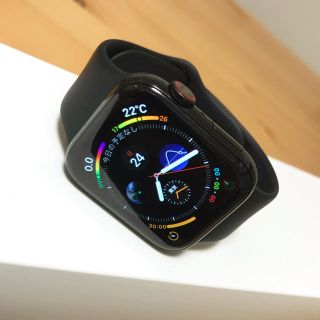 アップルウォッチ(Apple Watch)の【GPS + cellular】Apple Watch 4 ステンレスモデル(腕時計(デジタル))