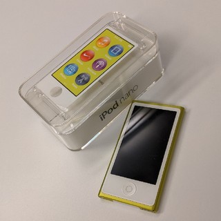 アップル(Apple)のiPod nano 第7世代 イエロー(ポータブルプレーヤー)