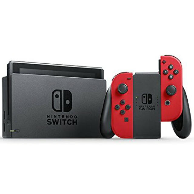 任天堂Switch本体　限定マリオモデル＋ジョイコンUSBなし