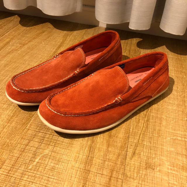 ROCKPORT - ROCKPORT デッキシューズ オレンジ 26.0cmの通販 by