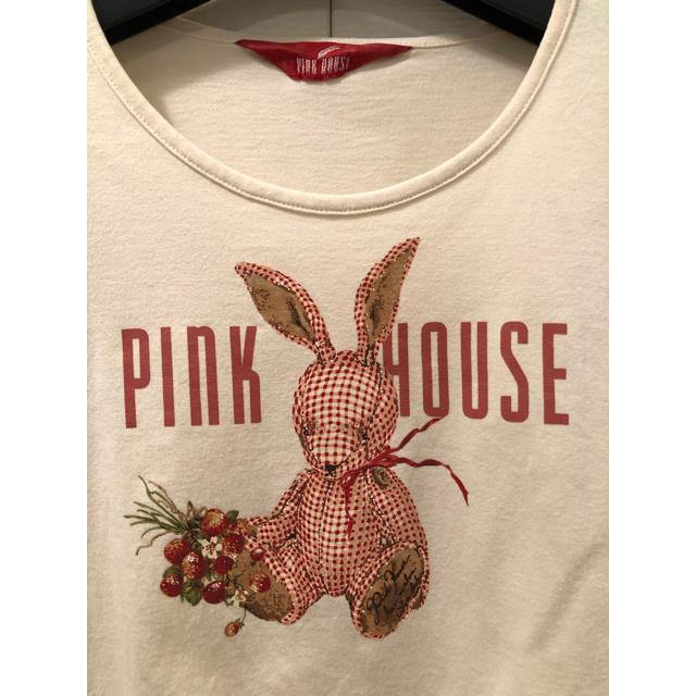 PINK HOUSE(ピンクハウス)のピンクハウス  長袖Tシャツ うさぎ レディースのトップス(Tシャツ(長袖/七分))の商品写真