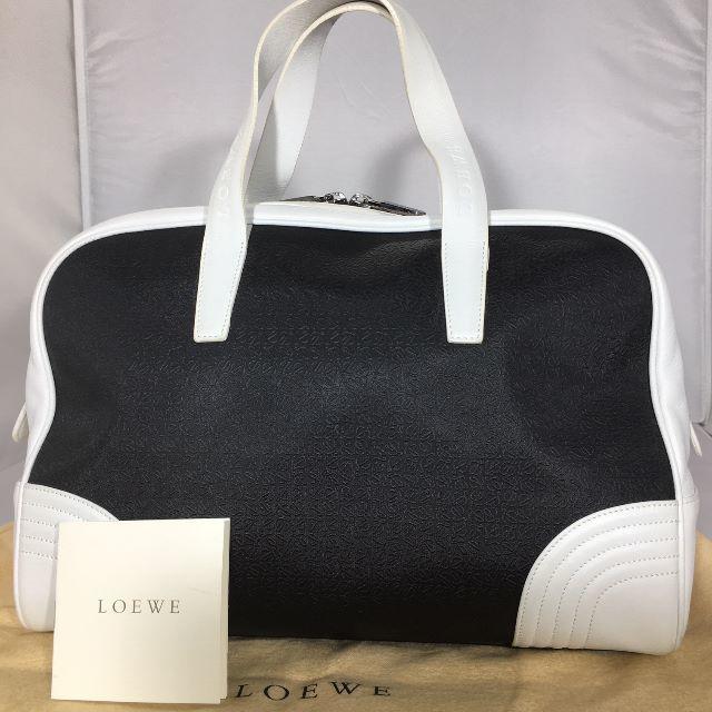 LOEWE/ロエベ　ミニボストンバック/ハンドバッグ/バイカラーレディース