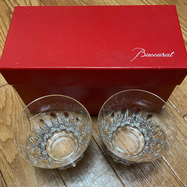 Baccarat(バカラ)の ✽ バカラ ✽ ペアロックグラス インテリア/住まい/日用品のキッチン/食器(グラス/カップ)の商品写真