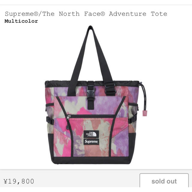 バッグsupreme THE NORTH FACE Adventure Tote