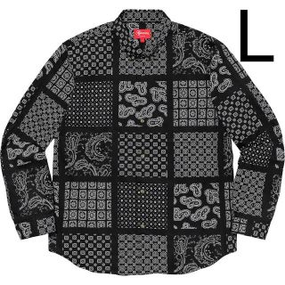 シュプリーム(Supreme)のLサイズ SUPREME Paisley Grid Shirt(シャツ)