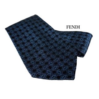 フェンディ(FENDI)のFENDI フェンディ ネクタイ ブルー(ネクタイ)