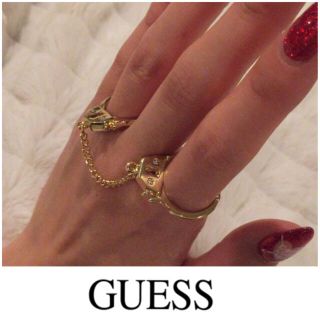 ゲス(GUESS)のguess twin ring gold(リング(指輪))