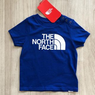 ザノースフェイス(THE NORTH FACE)のK-M-K様　専用　ノースフェイス　ベビー　ビッグロゴ　Tシャツ　ブルー　80(Ｔシャツ)