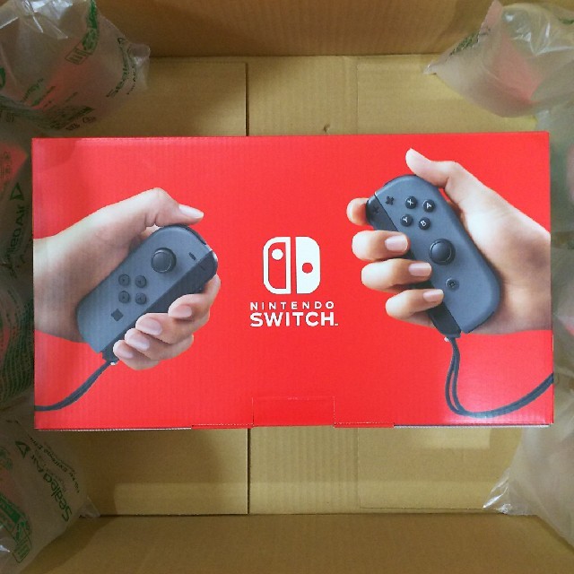 Nintendo Switch(ニンテンドースイッチ)の新品 Nintendo Switch Joy-Con(L)/(R) グレー エンタメ/ホビーのゲームソフト/ゲーム機本体(家庭用ゲーム機本体)の商品写真