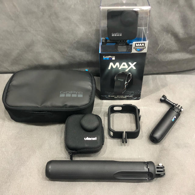 GoPro(ゴープロ)の【新品同様、アクセサリー6点付き】GoPro MAX  5/17購入 スマホ/家電/カメラのカメラ(ビデオカメラ)の商品写真