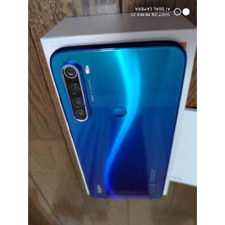 シャオミ　Xiaomi　Redmi　note8　48MPクワッドカメラ　ブルー(スマートフォン本体)