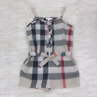 バーバリー(BURBERRY)の美品 バーバリー サロペット ショートパンツ(ワンピース)