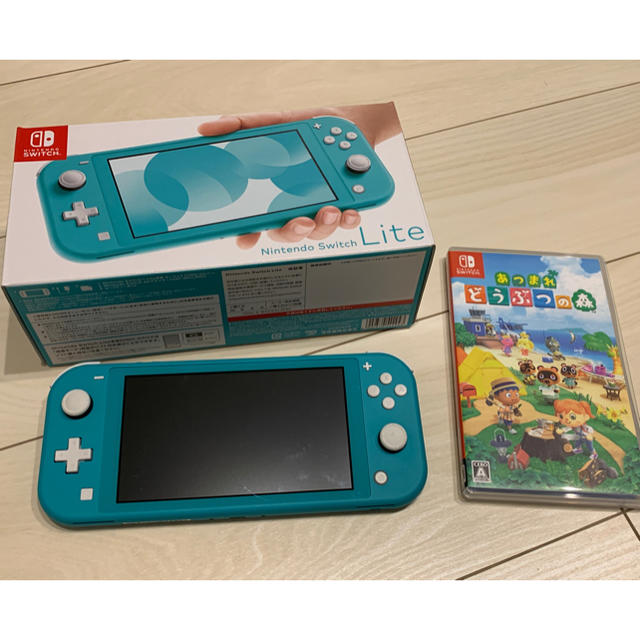 Nintendo Switch  Lite ターコイズ　あつまれどうぶつの森