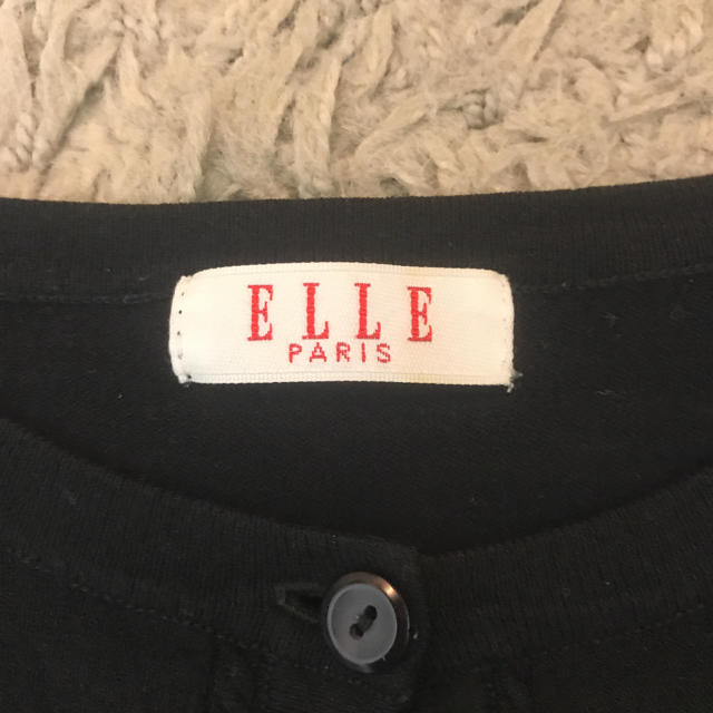 ELLE(エル)のELLE エル　カーディガン　七分袖 レディースのトップス(カーディガン)の商品写真