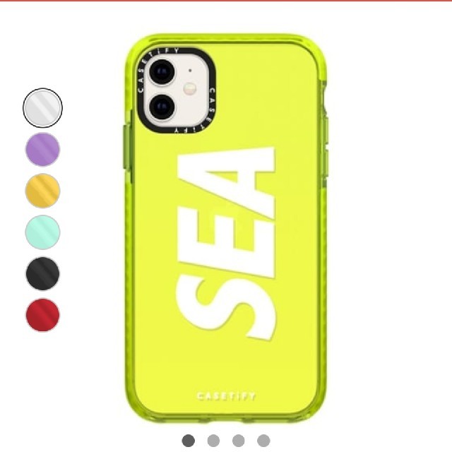SEA スマホケース　iphone11 イエロー