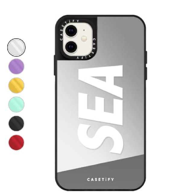 SEA スマホケース iphone 11 シルバー