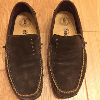 クラークス(Clarks)のケン様専用　Clarks Originals 26cm スゥェード地スリッポン(スリッポン/モカシン)