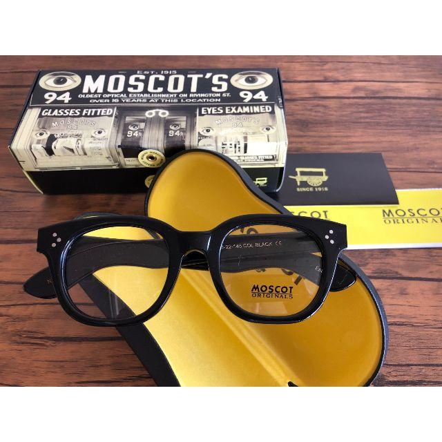 MOSCOT VILDA ヴィルダ BLACK 48 FAT TEMPLE 1