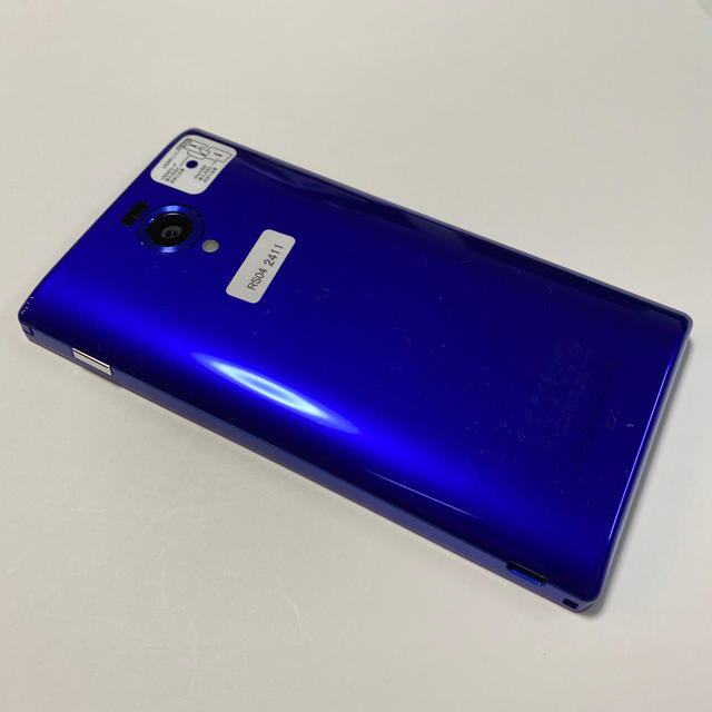 AQUOS(アクオス)のSoftbank☆302SH☆ブルー☆RS04-2411 スマホ/家電/カメラのスマートフォン/携帯電話(スマートフォン本体)の商品写真