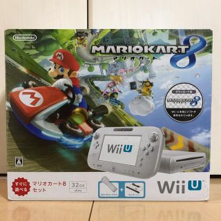 ウィーユー(Wii U)の【動作確認済】任天堂　wiiu マリオカート8セット　32GB プロコン付き(家庭用ゲーム機本体)