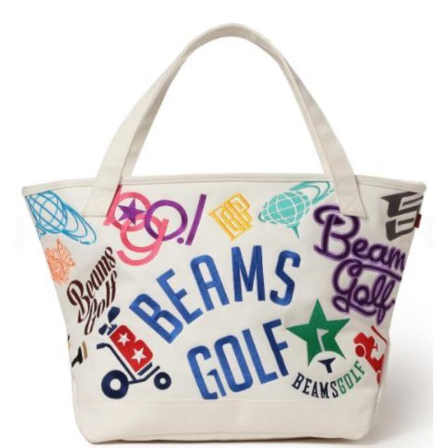 BEAMS GOLF / various ロゴ ビッグ トートバッグ