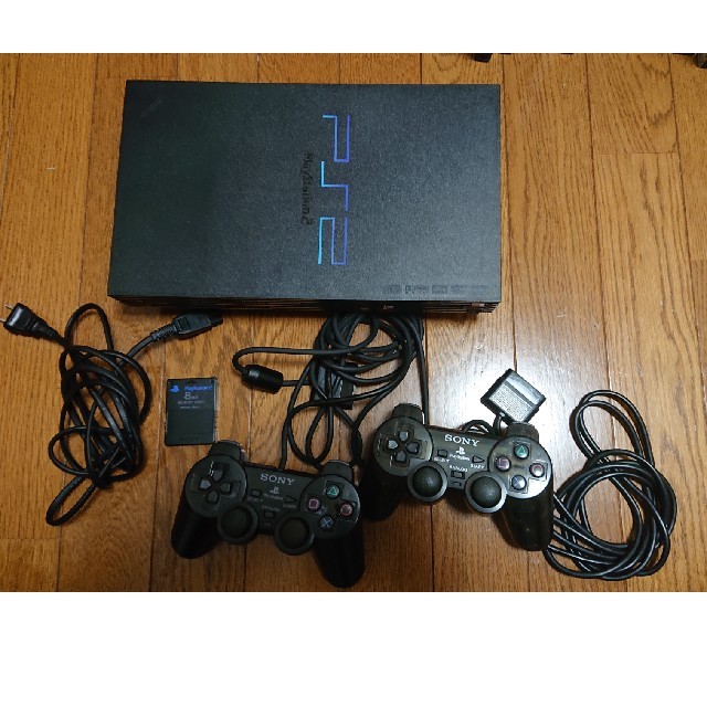 PlayStation2(プレイステーション2)のPlayStation2 PS2本体 ソフト19本 エンタメ/ホビーのゲームソフト/ゲーム機本体(家庭用ゲーム機本体)の商品写真