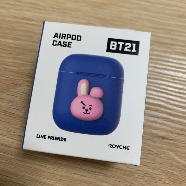 防弾少年団(BTS)(ボウダンショウネンダン)のBT21 AirPodsケース スマホ/家電/カメラのオーディオ機器(ヘッドフォン/イヤフォン)の商品写真