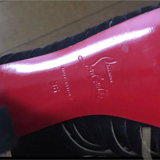 Christian Louboutin(クリスチャンルブタン)の【Christian Louboutin】スエードヒール レディースの靴/シューズ(ブーツ)の商品写真