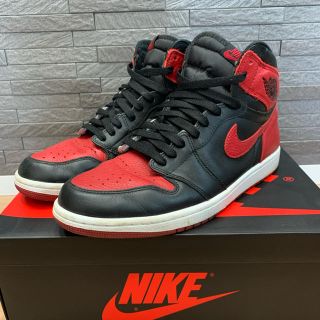 ナイキ(NIKE)のjordan1 bred 28.5(スニーカー)