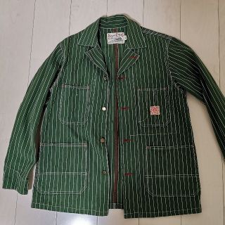 シュガーケーン(Sugar Cane)のノンブさんへSuger Cane  カバーオール　グリーン　size36(カバーオール)