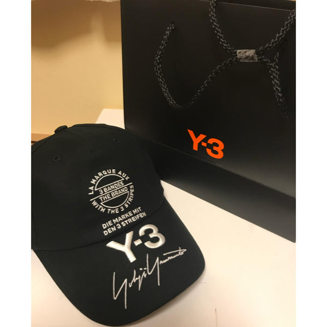 Y-3(ワイスリー)のy-3 帽子 キッズ/ベビー/マタニティのこども用ファッション小物(帽子)の商品写真
