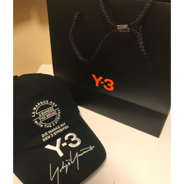 Y-3(ワイスリー)のy-3 帽子 キッズ/ベビー/マタニティのこども用ファッション小物(帽子)の商品写真