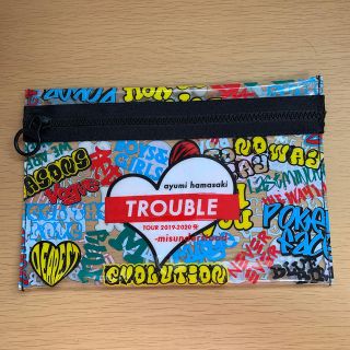 浜崎あゆみ TROUBLE クリアポーチ(ミュージシャン)