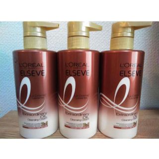 ロレアルパリ(L'Oreal Paris)の新品【3本セット】ロレアルパリ クレンジングクリーム （3in1シャンプー）(シャンプー)